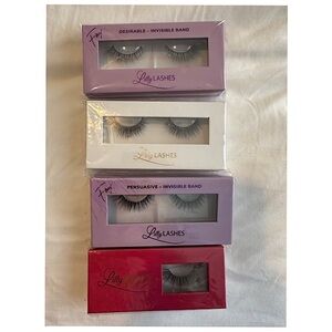 Lilly Lashes Collection -Desirable, Persuasive, Lite Mink, & Luxe Glam Mink Lash